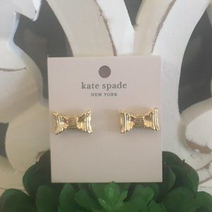 All wrapped up bow stud earrings Kate Spade